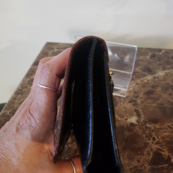 Brahmin Croc Embossed Leather Wallet GUC - Picture 8 of 11